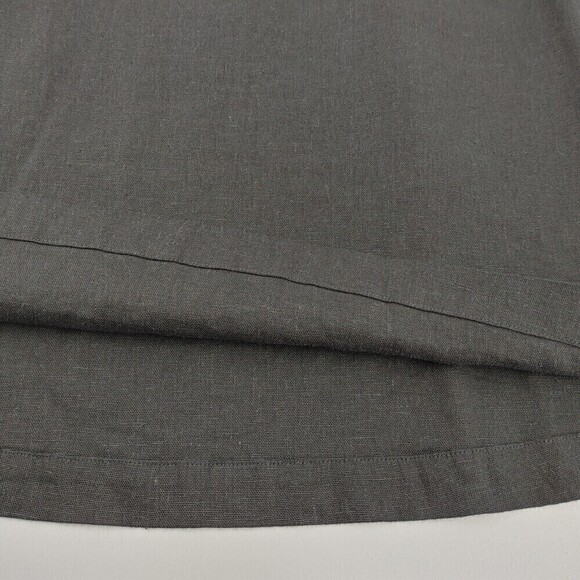 Old Navy Dress Women XS Black Jack Linen-Blend Sleeveless Ruffled Smocked Boho - Picture 8 of 14